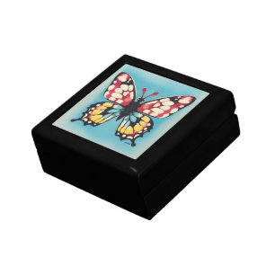 Butterfly Ceramic Tile Gift Box