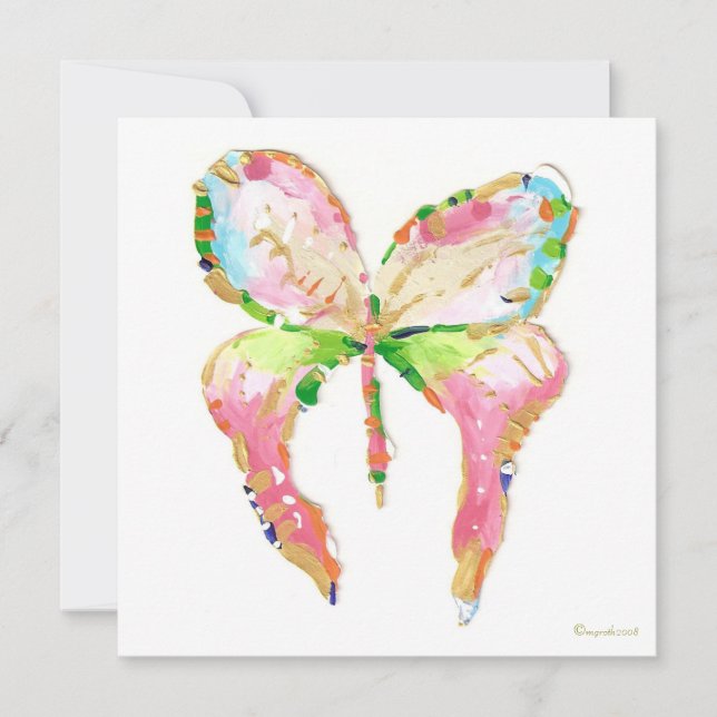 butterfly change of address card (Front)