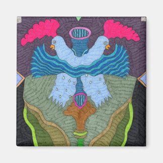 Butterfly--Chickens of the Sea Magnet