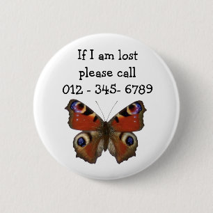 Butterfly, Child Emergency Contact Button