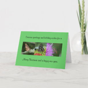 Butterfly Christmas Card