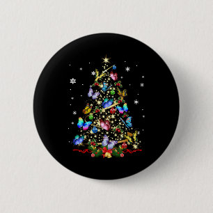 Butterfly Christmas Tree Lights Women Girls Xmas B Button