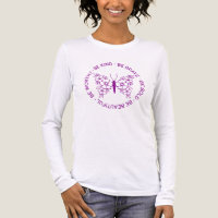 Butterfly Circle Affirmation Quotes Purple
