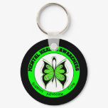 Butterfly Circle Mental Health Awareness Keychain