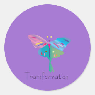 Butterfly Classic Round Sticker