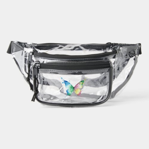 Butterfly Clear Fanny Pack