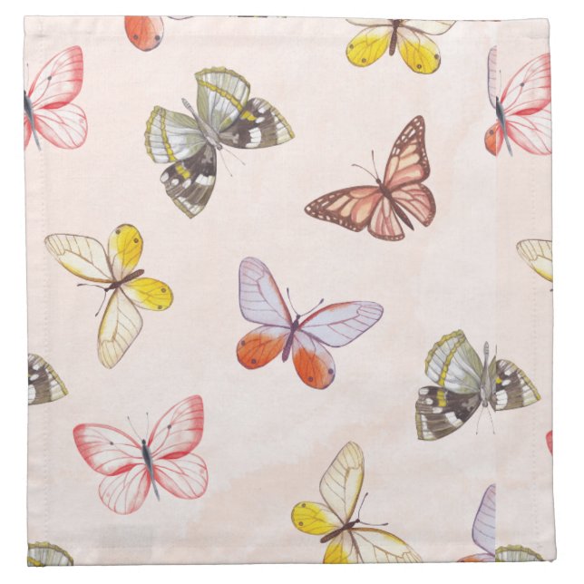 Butterfly Cloth Napkin – Wedding Table Décor (Front)