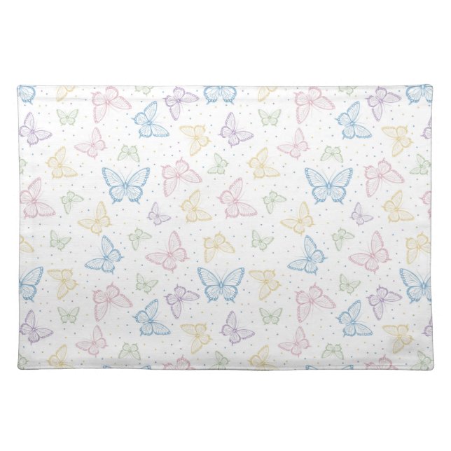 Butterfly Cloth Placemat (Front)