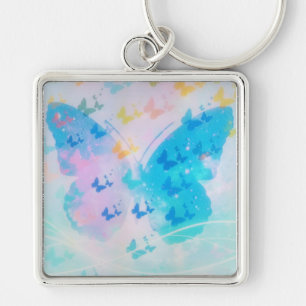 Butterfly Cloud Chain Keychain