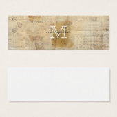 Butterfly collage BAckground Monogram (Front & Back)