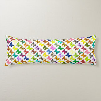 Butterfly Collage Body Pillow