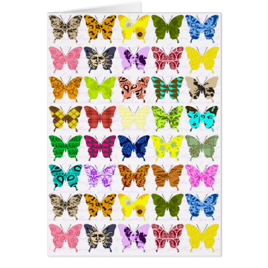 Butterfly Collage Cards (Front)