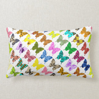 Butterfly Collage Lumbar Pillow