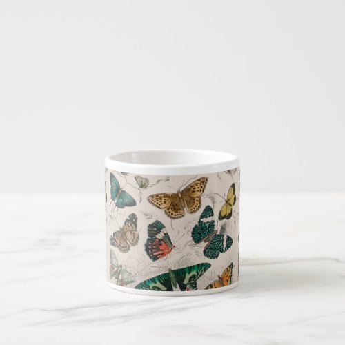 Butterfly Collection Antique Butterflies Espresso Cup