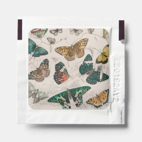 Butterfly Collection Antique Butterflies Hand Sanitizer Packet