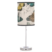 Butterfly Collection Antique Butterflies Table Lamp (Back)