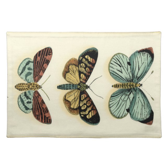 Butterfly Collection by Chariklia Zarris Cloth Placemat (Front)