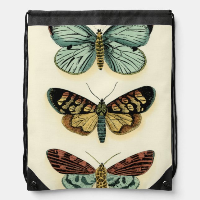 Butterfly Collection by Chariklia Zarris Drawstring Bag (Front)