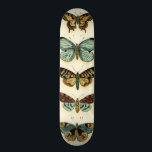Butterfly Collection by Chariklia Zarris Skateboard Deck<br><div class="desc">This painting by Chariklia Zarris is a lepidopterists' dream! An amazingly detailed print of a butterfly collection,  this piece is stunning in its use of color. Get your copy today!</div>