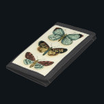 Butterfly Collection by Chariklia Zarris Tri-fold Wallet<br><div class="desc">This painting by Chariklia Zarris is a lepidopterists' dream! An amazingly detailed print of a butterfly collection,  this piece is stunning in its use of color. Get your copy today!</div>