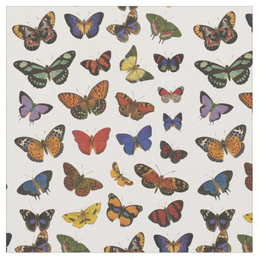 Butterfly collection fabric