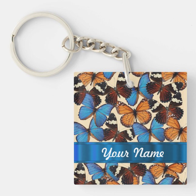 Butterfly collection keychain (Front)