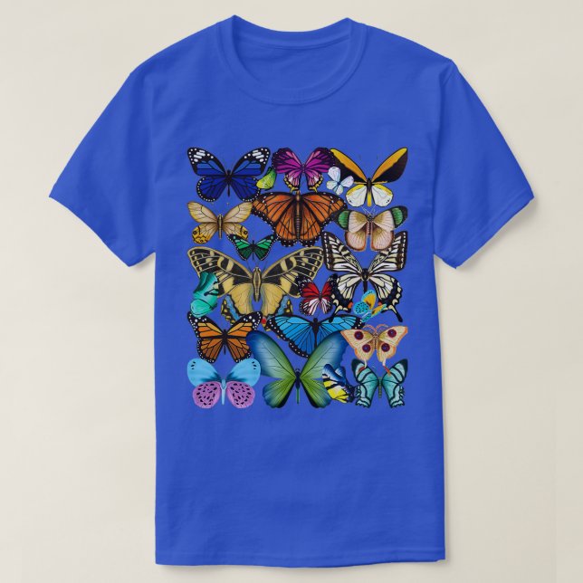 Butterfly Collection Monarch Butterfly Lover Butte T-Shirt (Design Front)