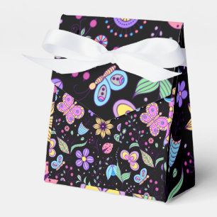 Butterfly Colorful And Flower Cute   Favor Boxes