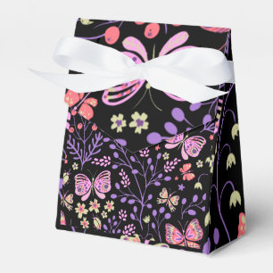 Butterfly Colorful And Flowers Rose cute Favor Boxes