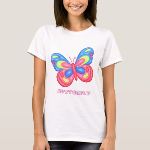  Butterfly Colorful Butterfly  Nature T_Shirt