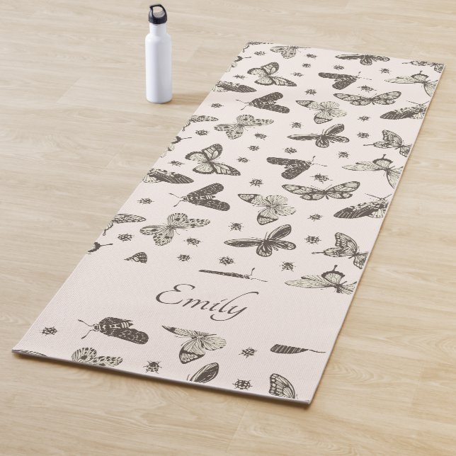  Butterfly colorful Pattern Yoga Mat (In Situ)