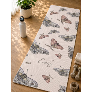 Butterfly colorful Pattern Yoga Mat