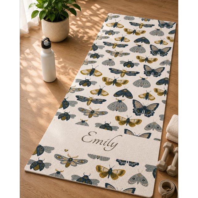  Butterfly colorful Pattern Yoga Mat (Creator Uploaded)