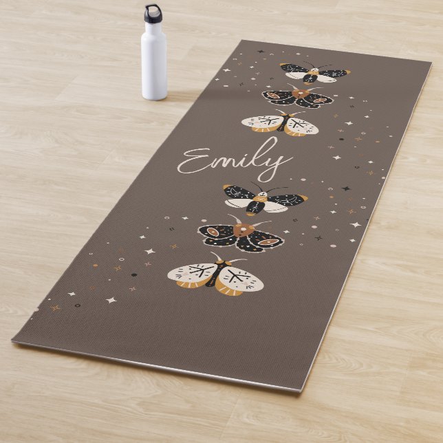 Butterfly colorful Pattern Yoga Mat (In Situ)