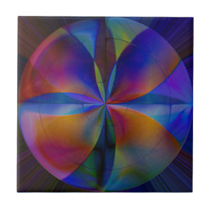 Butterfly Colors Ceramic Tile