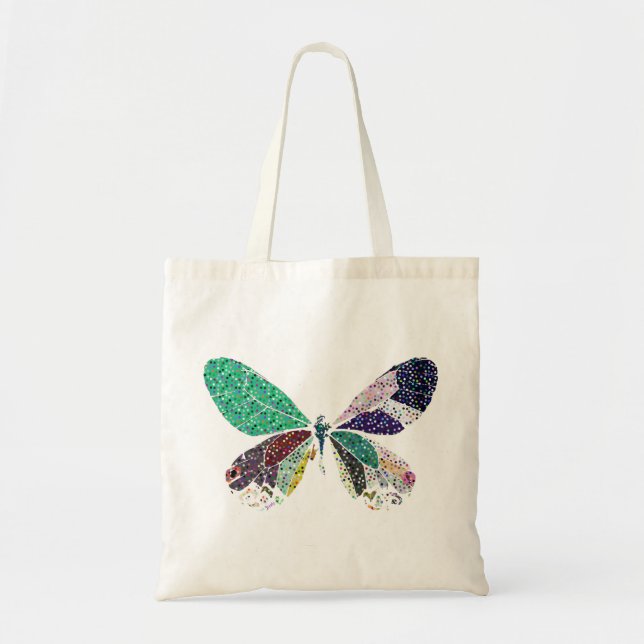 butterfly colors tote bag (Front)