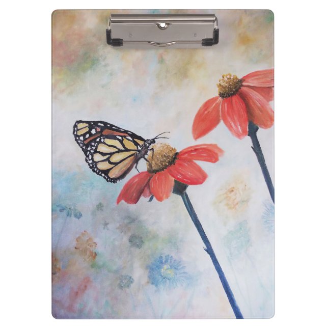 Butterfly Commissioned Painting Clipboard (Front)