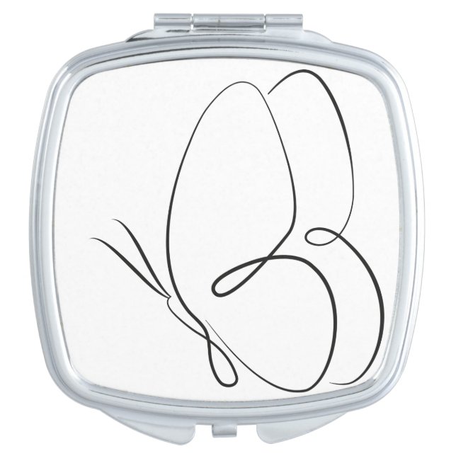 Butterfly Compact Mirror (Front)
