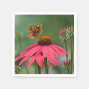 Butterfly Coneflower Paper Napkins