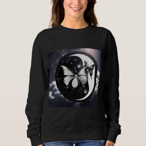 Butterfly Constellations Mystical T_Shirt Designs Sweatshirt