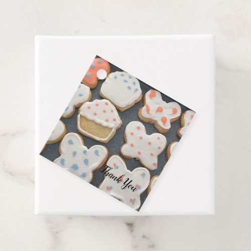 Butterfly Cookies With Royal Icing Favor Tags