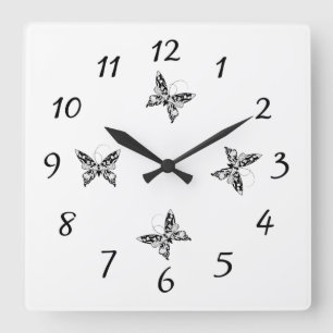 Butterfly - Create Your Own (CYO) - Kids Clock 