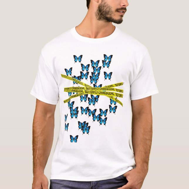 Butterfly Crimescene T-Shirt (Front)
