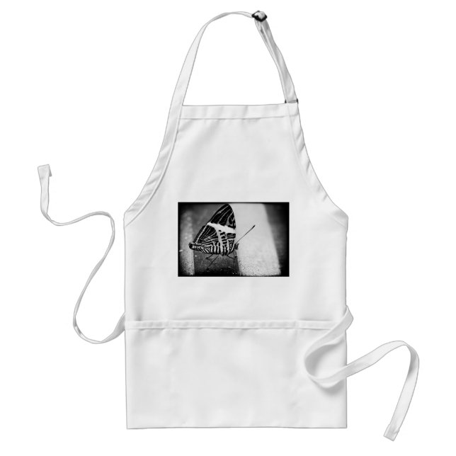 butterfly crossing adult apron (Front)