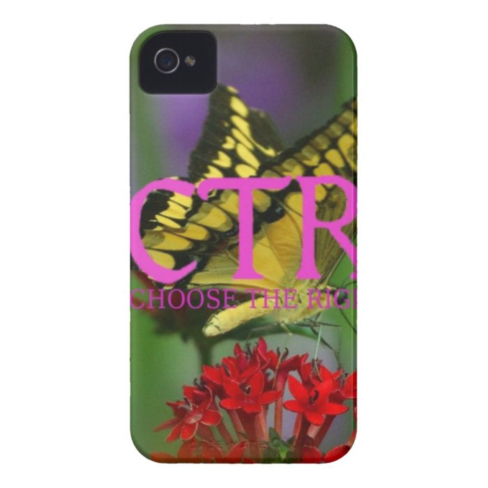 BUTTERFLY CTR LDS iPhone 4 CASE