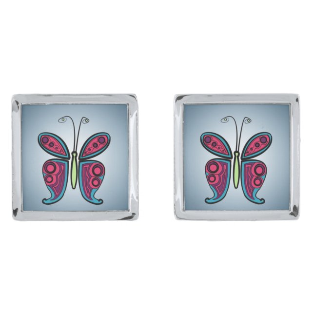 Butterfly  cufflinks (Front)