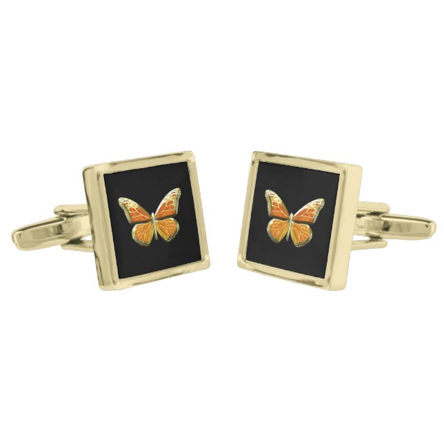 Butterfly Cufflinks (Angled)