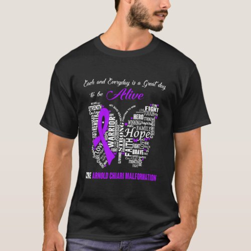 Butterfly Cure Arnold Chiari Malformation T_Shirt