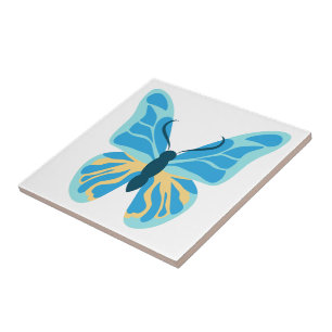 Butterfly Custom Color Graphic Ceramic Tile