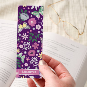 Butterfly Custom Name Bookmarks